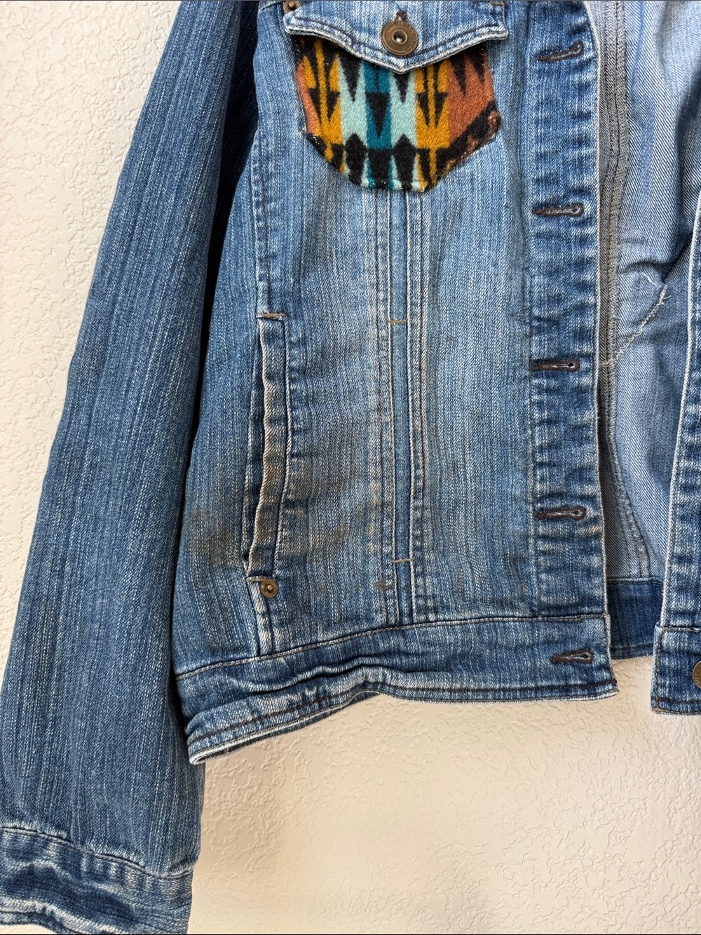 Denim Jacket Handmade Decorations - Picture 2 of 6